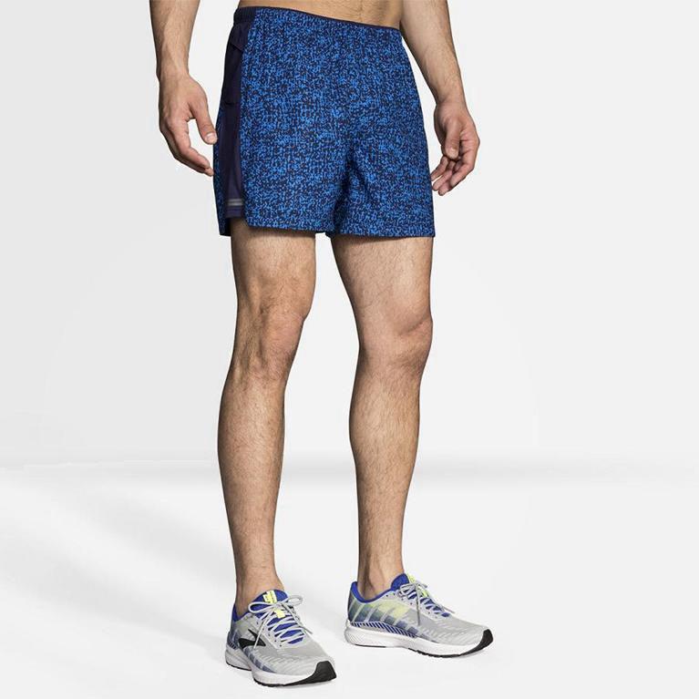 Brooks Sherpa 5 Løpeshorts Herre Tilbud - Blå - Norge (SRW621583)